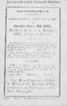  Bel, de, overleden op 07-12-1875